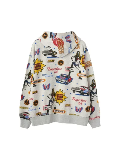 HYSTERIC GLAMOUR より LOVE MAKER 柄フーディーが発売