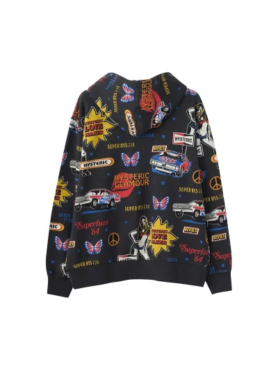 HYSTERIC GLAMOUR より LOVE MAKER 柄フーディーが発売