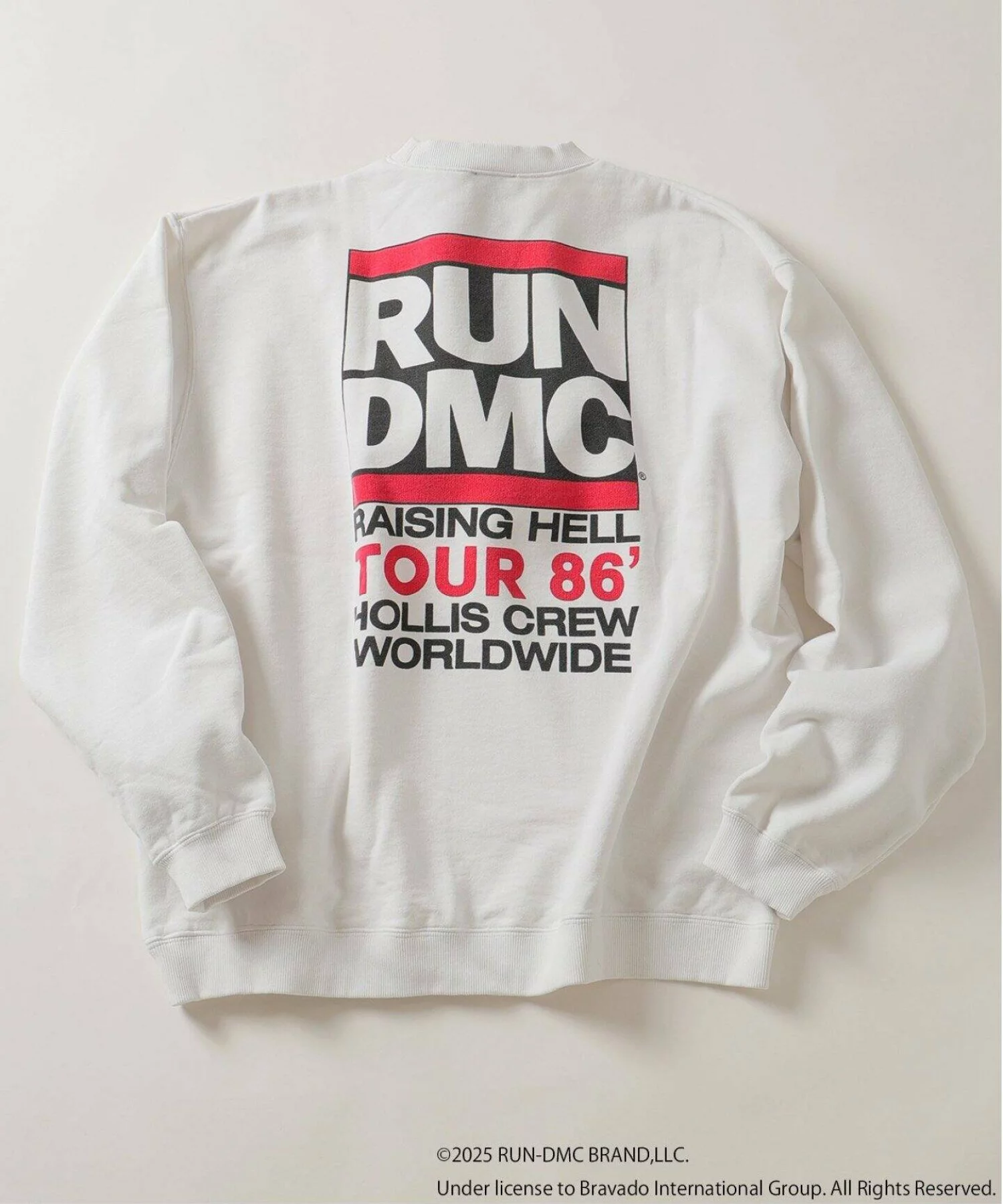 JOURNAL STANDARD relume × Run-D.M.C. のコラボスウェットが発売