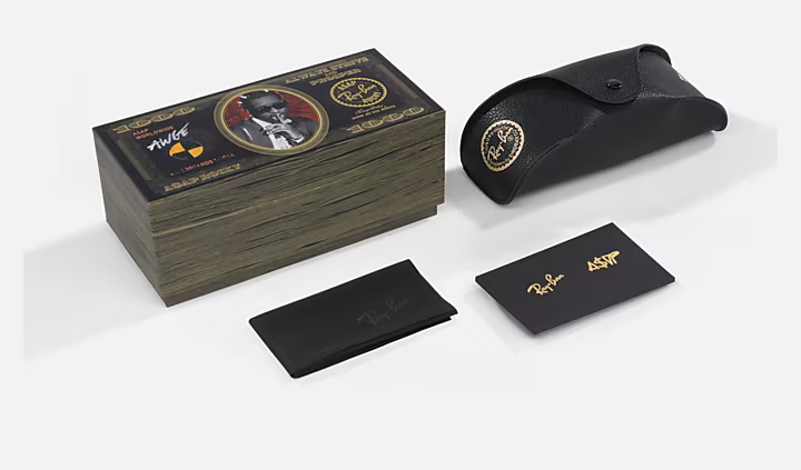 A$AP ROCKY × Ray-Ban® "The Blacked Out Collection" の先行販売が開始