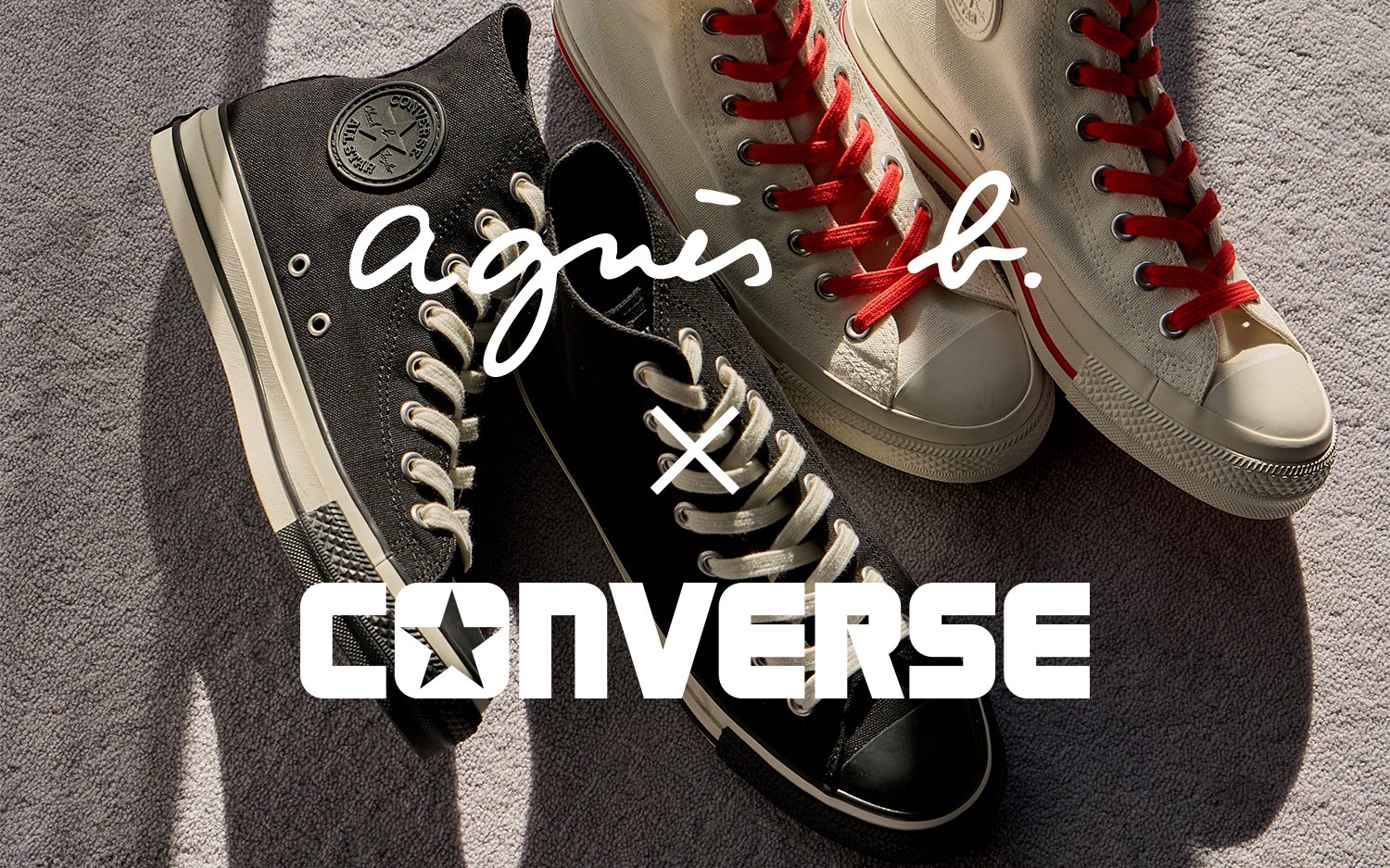 agnes b. × CONVERSE ALLSTAR® HI が発売