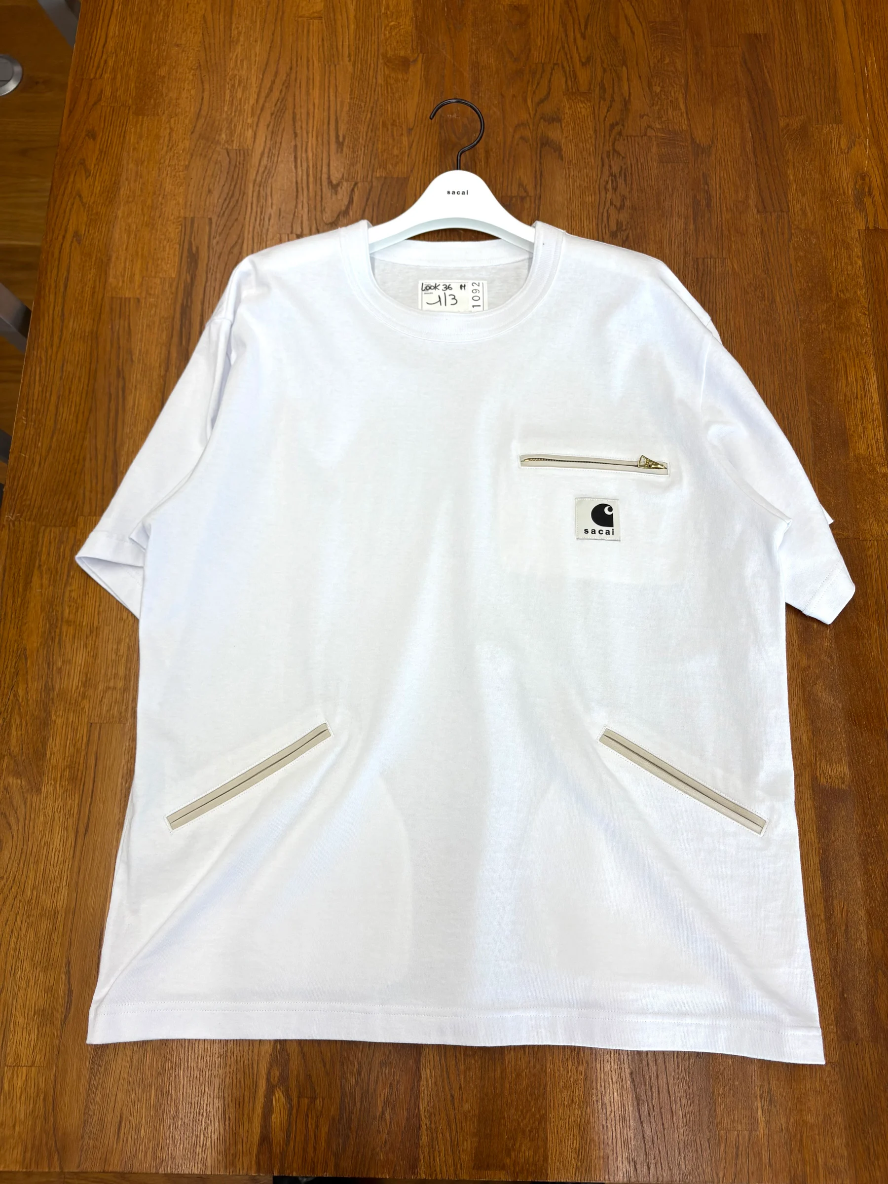 sacai × Carhartt WIP 2026年春夏コラボアイテムのディテール画像が公開