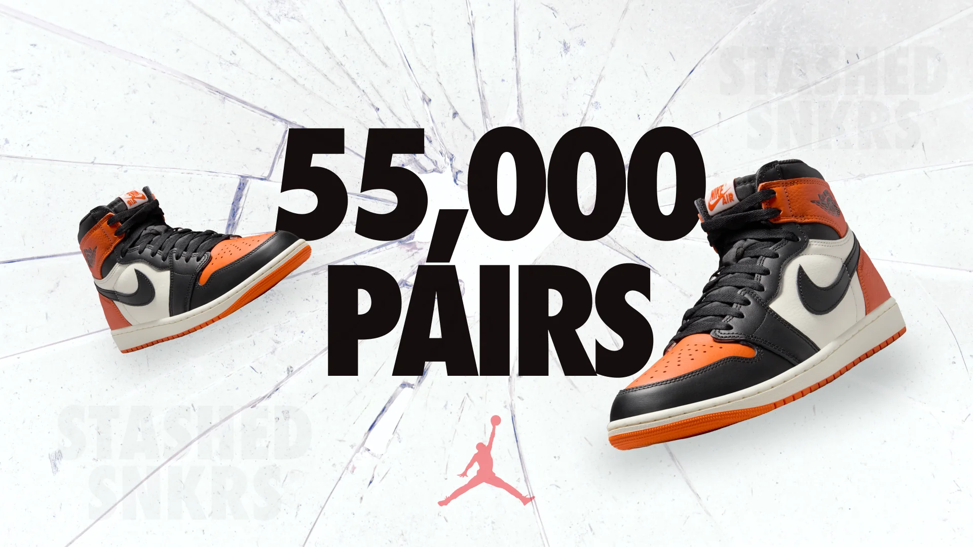 NIKE AIR JORDAN 1 HIGH OG “Shattered Backboard” が世界で55,000足発売予定