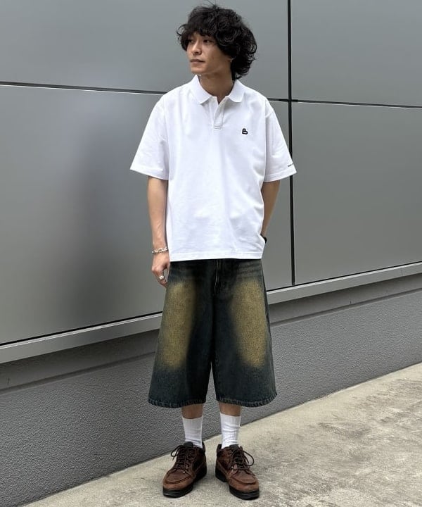 BEAMS の Higeblast Overdyed Denim Shorts が発売