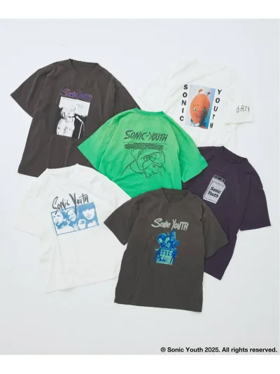 JOURNAL STANDARD × Sonic Youth によるコラボTシャツの先行予約が開始