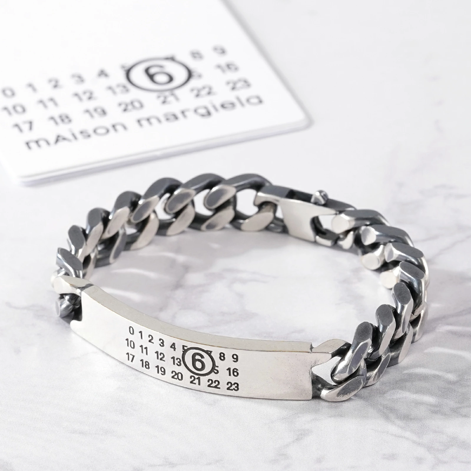 MM6 Maison Margiela Chain Bracelet “Silver” の14％OFF セールが開催