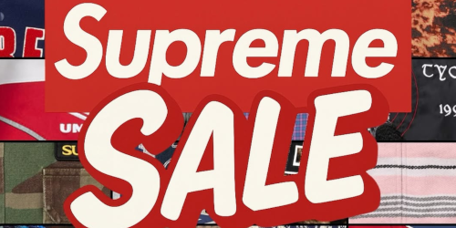 Supreme 2025年春夏セールが7月26日(土)より開催予定