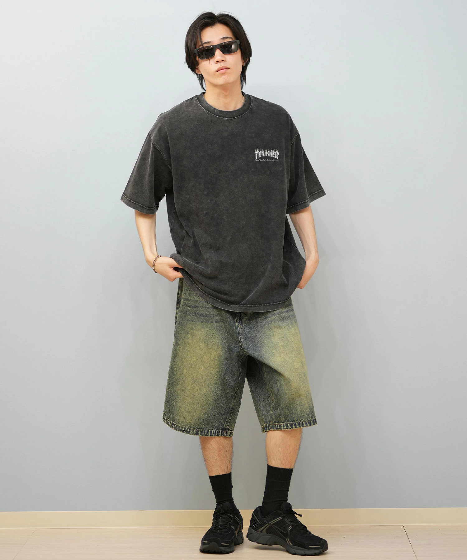 THRASHER より ムラスポ 限定展開の ヴィンテージ加工 Tシャツ が発売