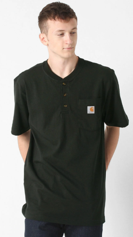 Carhartt USA の Henley Neck Pcket Tee が発売