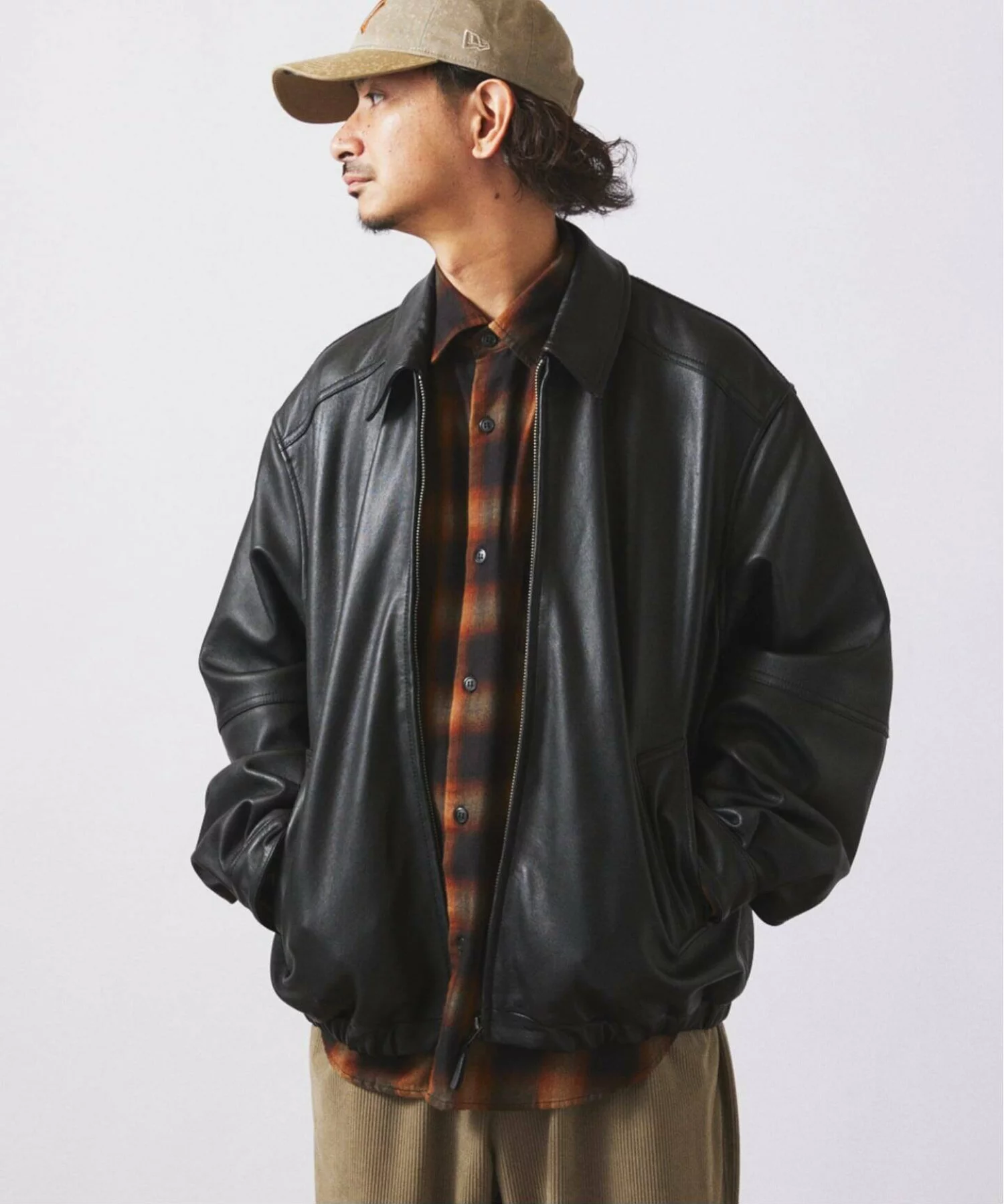 JOURNAL STANDARD relume より Lamb Leather Zip Jacket FW25 が発売
