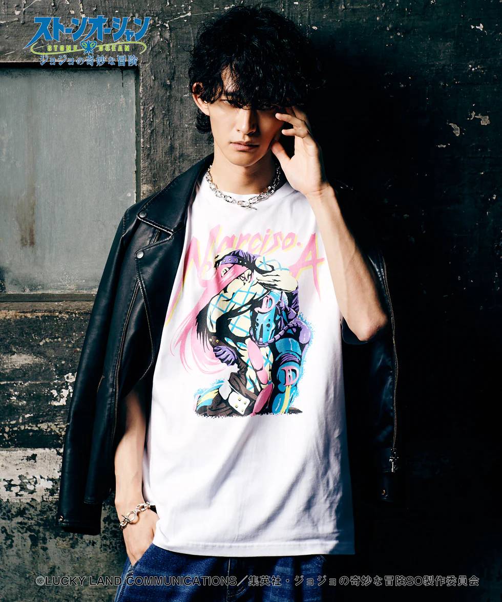 ジョジョの奇妙な冒険 ストーンオーシャン × glamb によるコラボTシャツの先行予約が開始