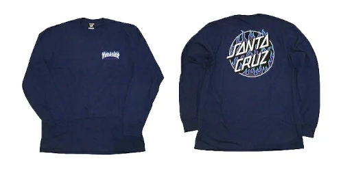 SANTA CRUZ × THRASHER の Flame Dot L/S Tee が発売