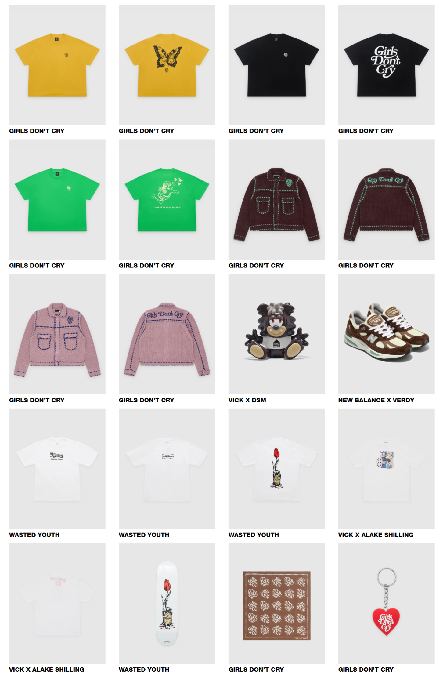 VERDY’S GIFT SHOP in DSML の Drop 2 が E-SHOP にて8月18日(月)発売