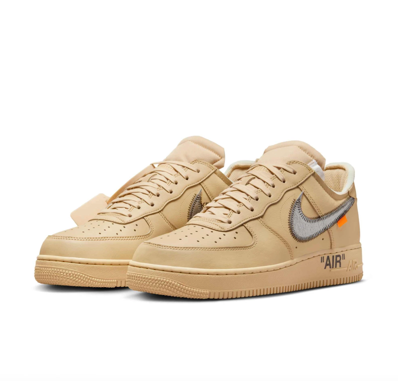 Off-White™ × NIKE AIR FORCE 1 "Sesame" のオフィシャル画像が公開
