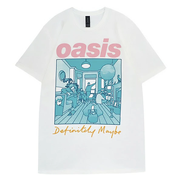 Oasis の Definitely Maybe Illustration Colour Tee が発売