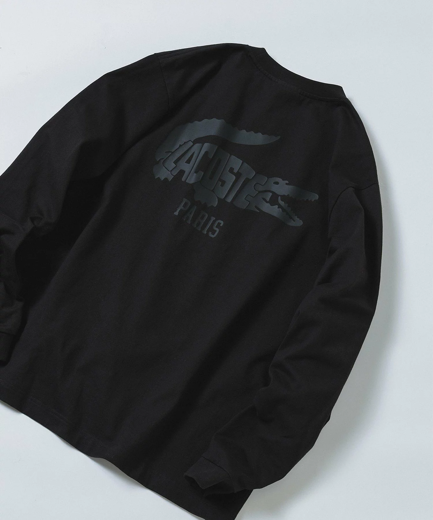 BEAMS × LACOSTE による Tonal Logo L/S Tee FW25 の先行予約が開始