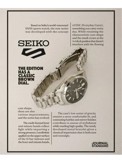 JOURNAL STANDARD × Seiko 5 Sports による SNXS Limited FW25 の先行予約が開始