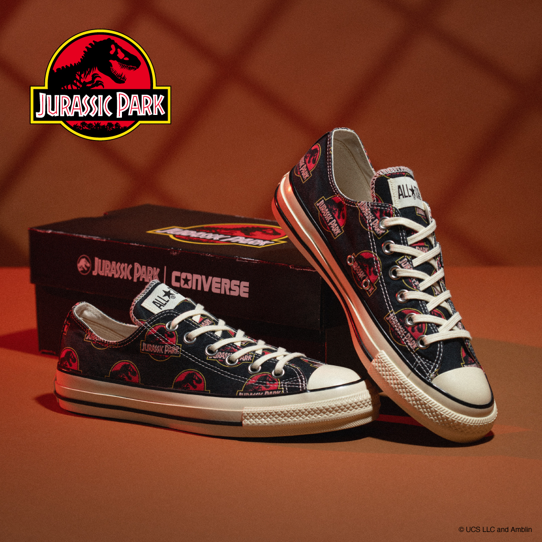 ジュラシック・パーク × CONVERSE による初コラボスニーカーの先行予約が開始
