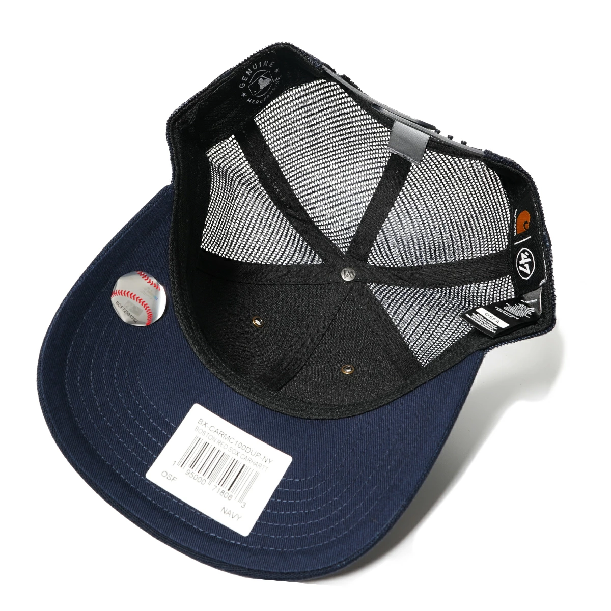 Carhartt × ’47 の Boston Red Sox Meshback Cap が発売