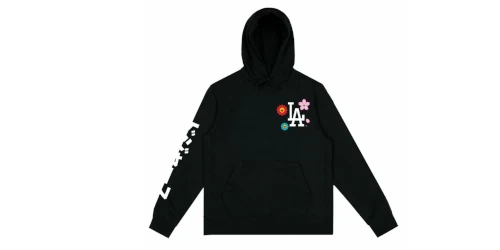 村上隆 × ドジャース の Unisex Hoodie “Black” が発売