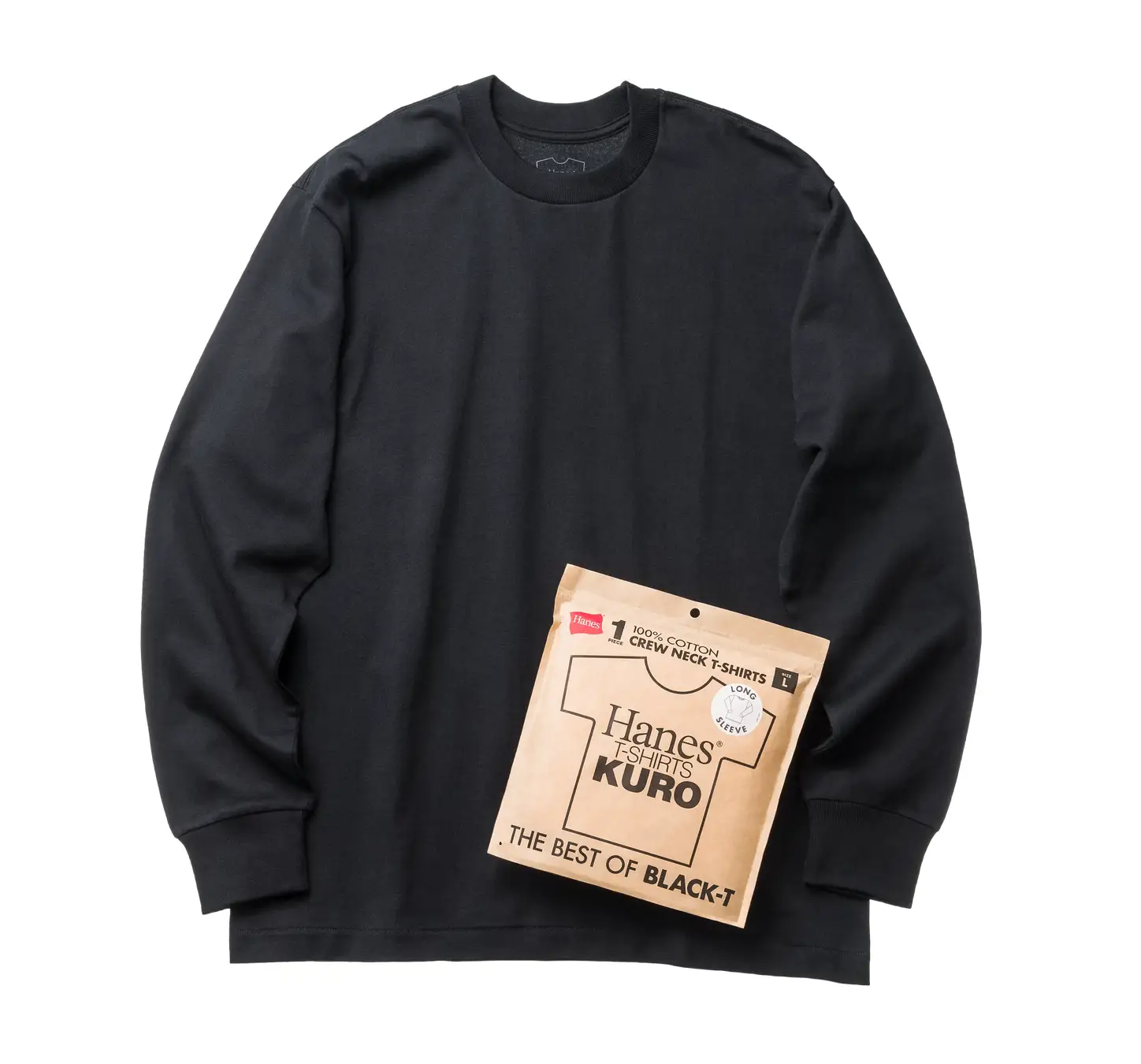 Hanes の“最高の黒T”シリーズから新作となるロンTが発売