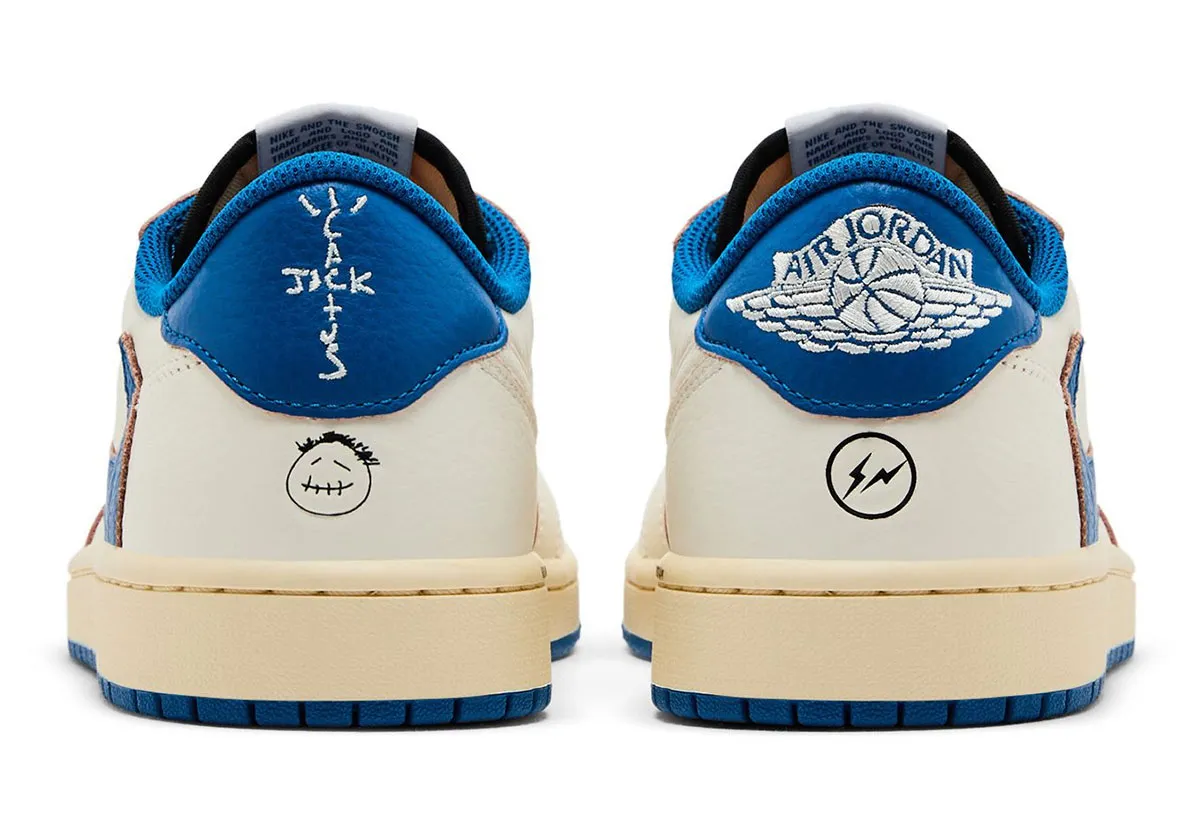 Travis Scott × fragment design × NIKE AIR JORDAN 1 LOW のリテール画像が公開