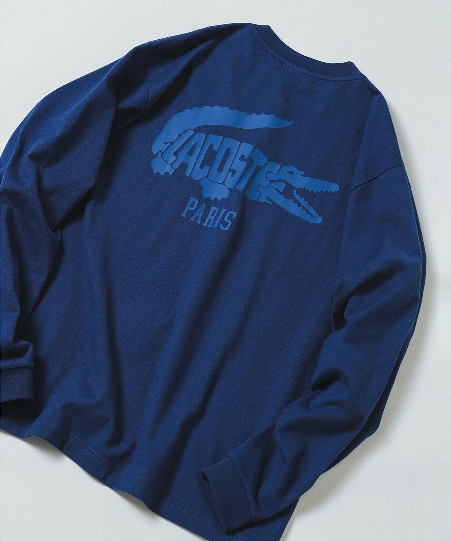 BEAMS × LACOSTE による Tonal Logo L/S Tee FW25 の先行予約が開始