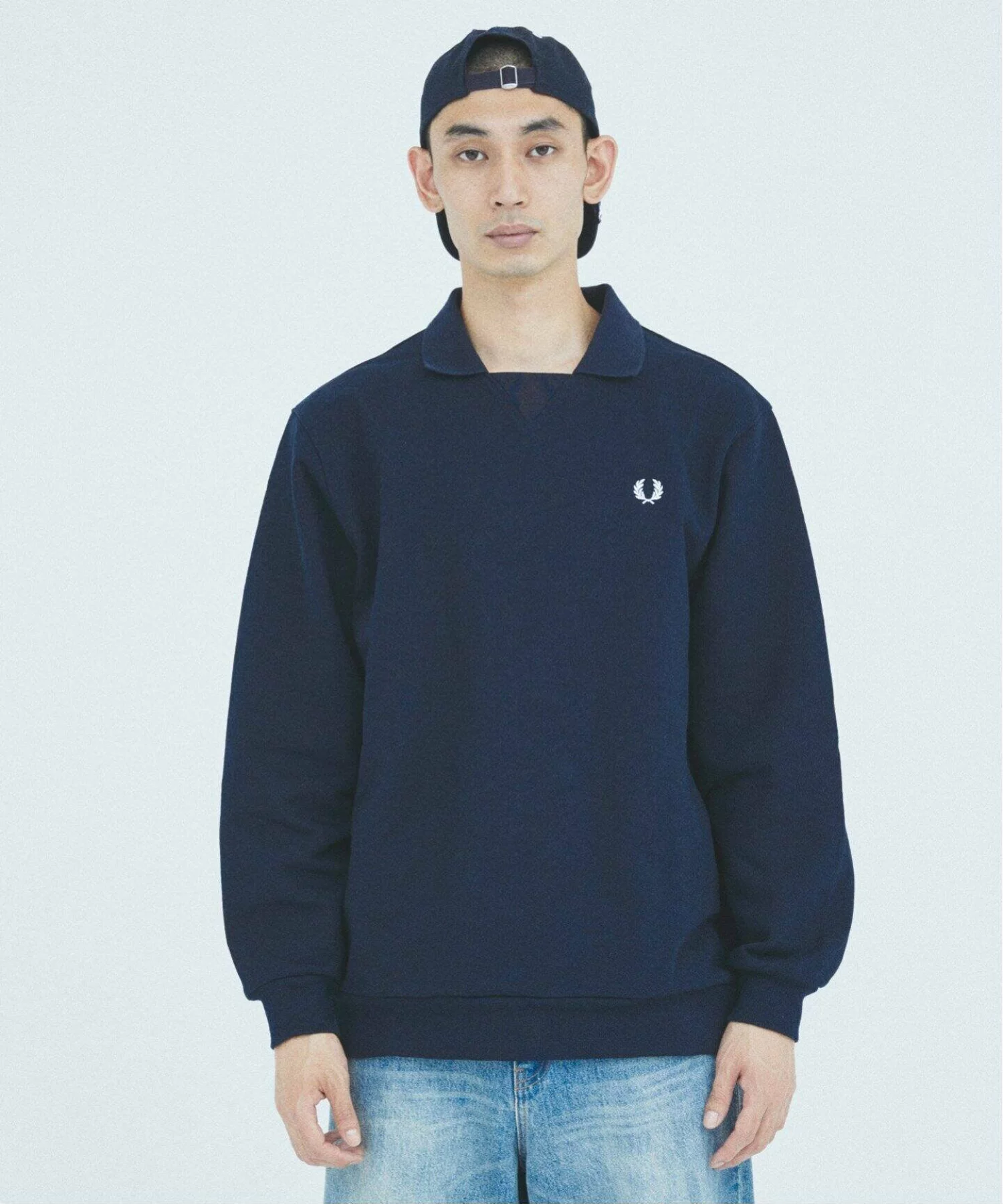 JOURNAL STANDARD × FRED PERRY の Football Color Sweatshirt FW25 が発売