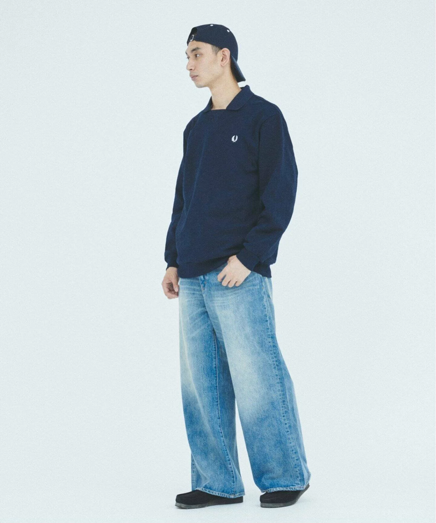 JOURNAL STANDARD × FRED PERRY の Football Color Sweatshirt FW25 が発売