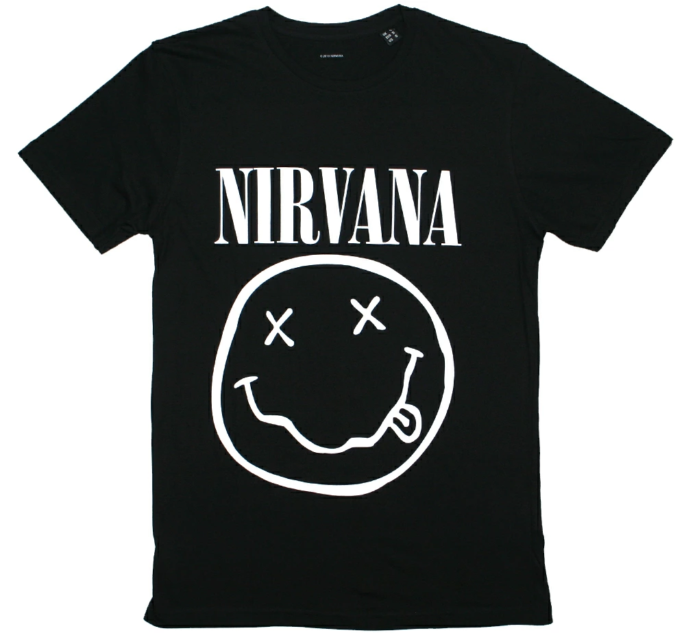 NIRVANA の Smile Tee “Black/White” が発売