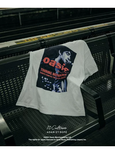 Oasis × ADAM ET ROPÉ “Tour Poster Design Tee” が発売