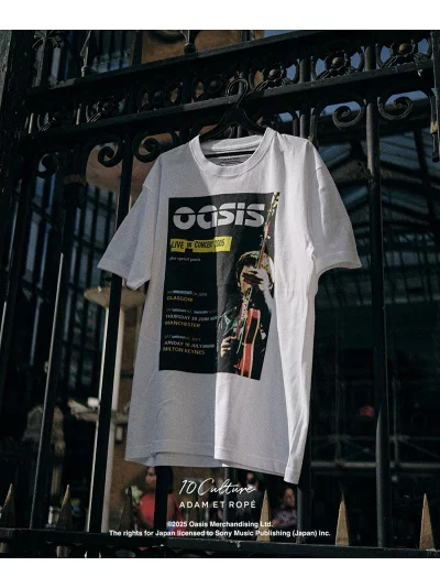 Oasis × ADAM ET ROPÉ “Tour Poster Design Tee” が発売