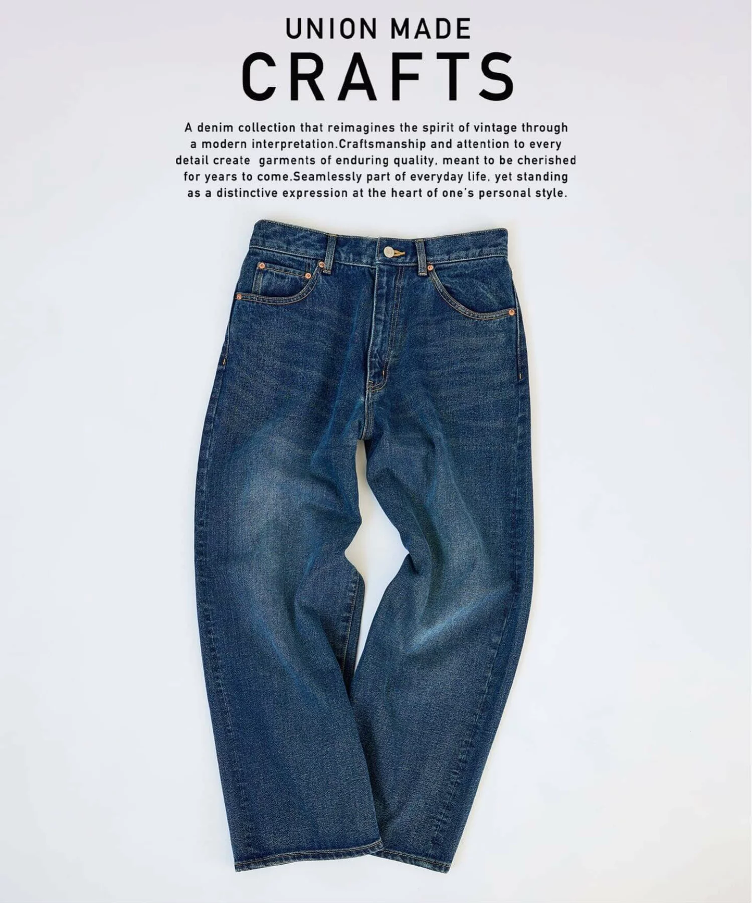 JOURNAL STANDARD relume より Craft Denim Wide Straight Pants が発売