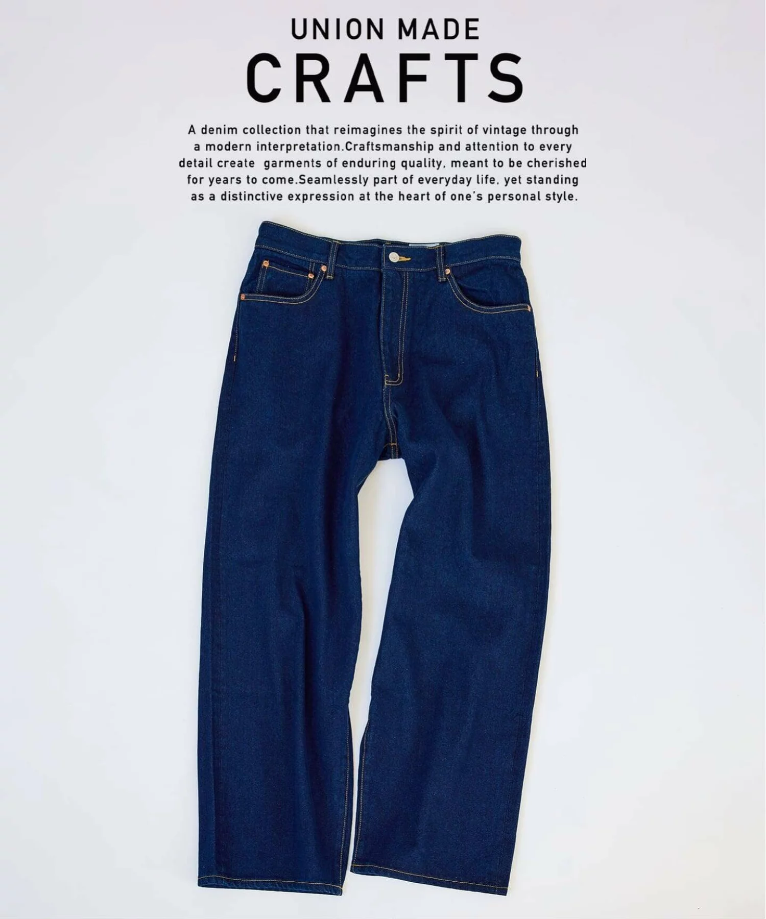 JOURNAL STANDARD relume より Craft Denim Wide Straight Pants が発売