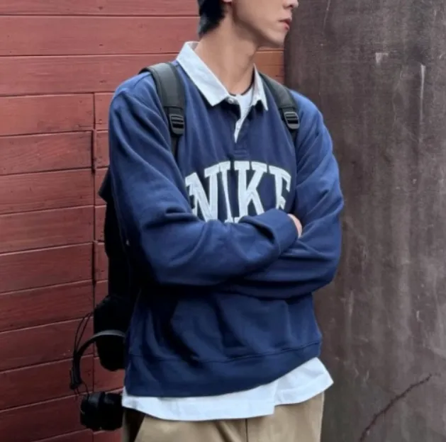 NIKE Club Long Sleeve Fleece Polo の期間限定 60%OFF セールが開催