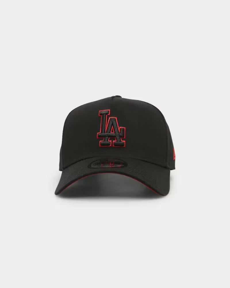 New era® の LA Dodgers 9FORTY A-Frame Snapback “Black/Scarlet” が発売