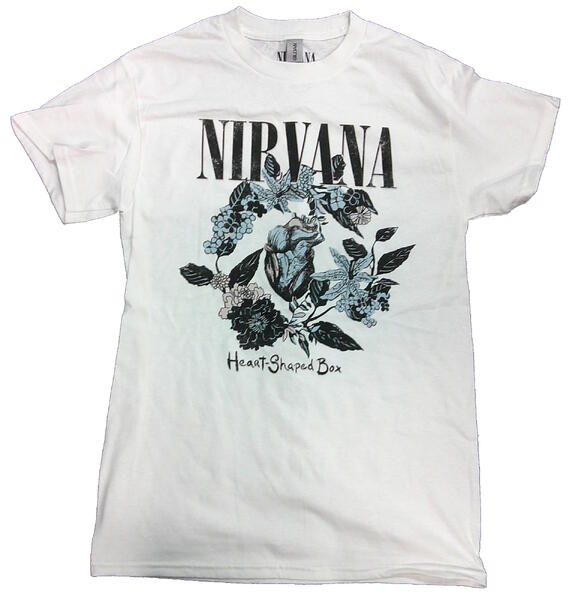 NIRVANA の Heart Shaped Box Tee が発売