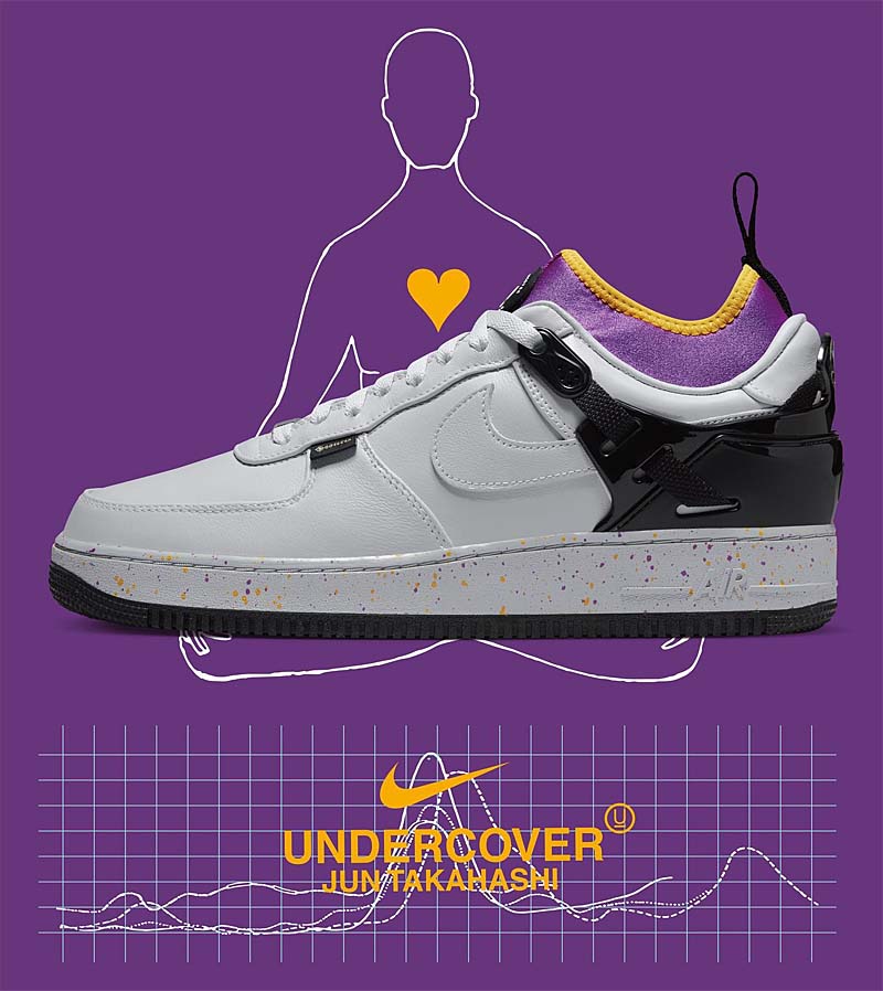 UNDERCOVER × NIKE AIR FORCE 1 “Grey Fog” が発売