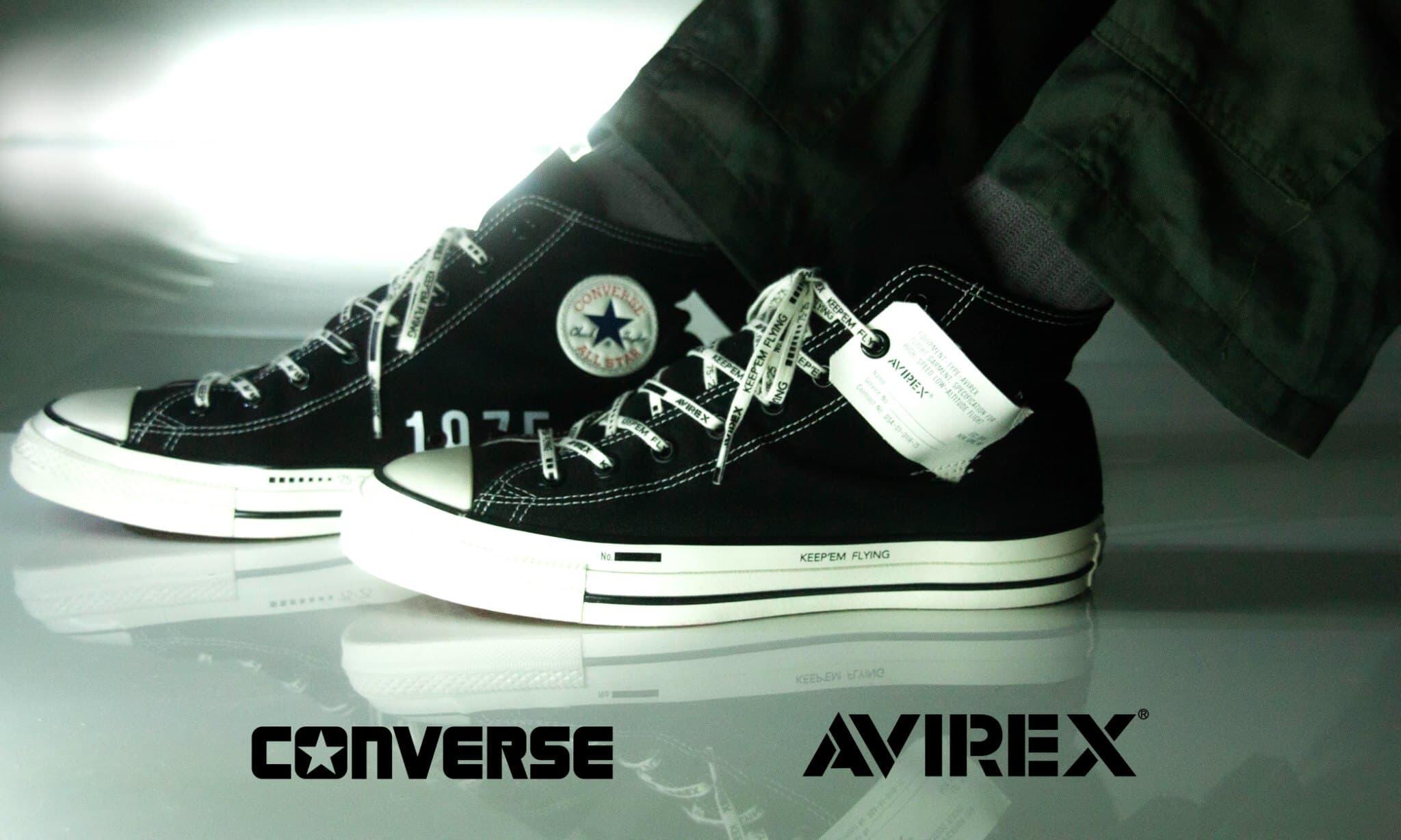 AVIREX × CONVERSE の ALL STAR AGED HI が発売