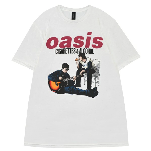 Oasis の Cigarettes & Alcohol Tee が発売