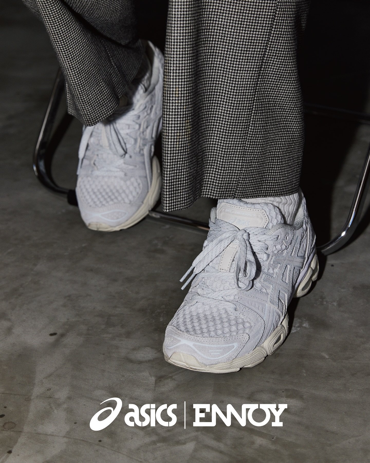 ENNOY × ASICS の GEL-NIMBUS 9 "White/Cream" が発売