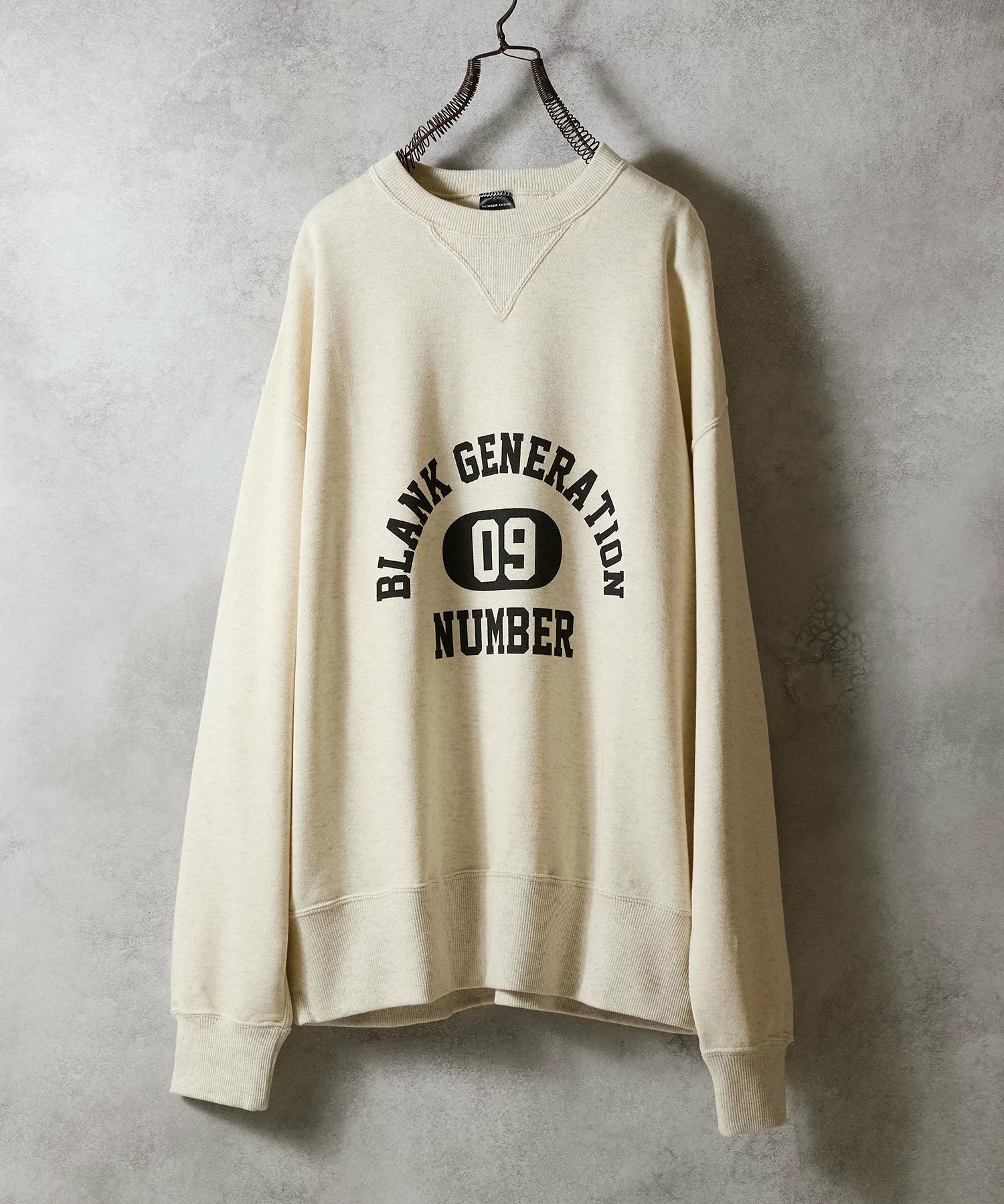 NUMBER (N)INE 2025年秋冬コレクションより Crewneck Sweatshirt が発売