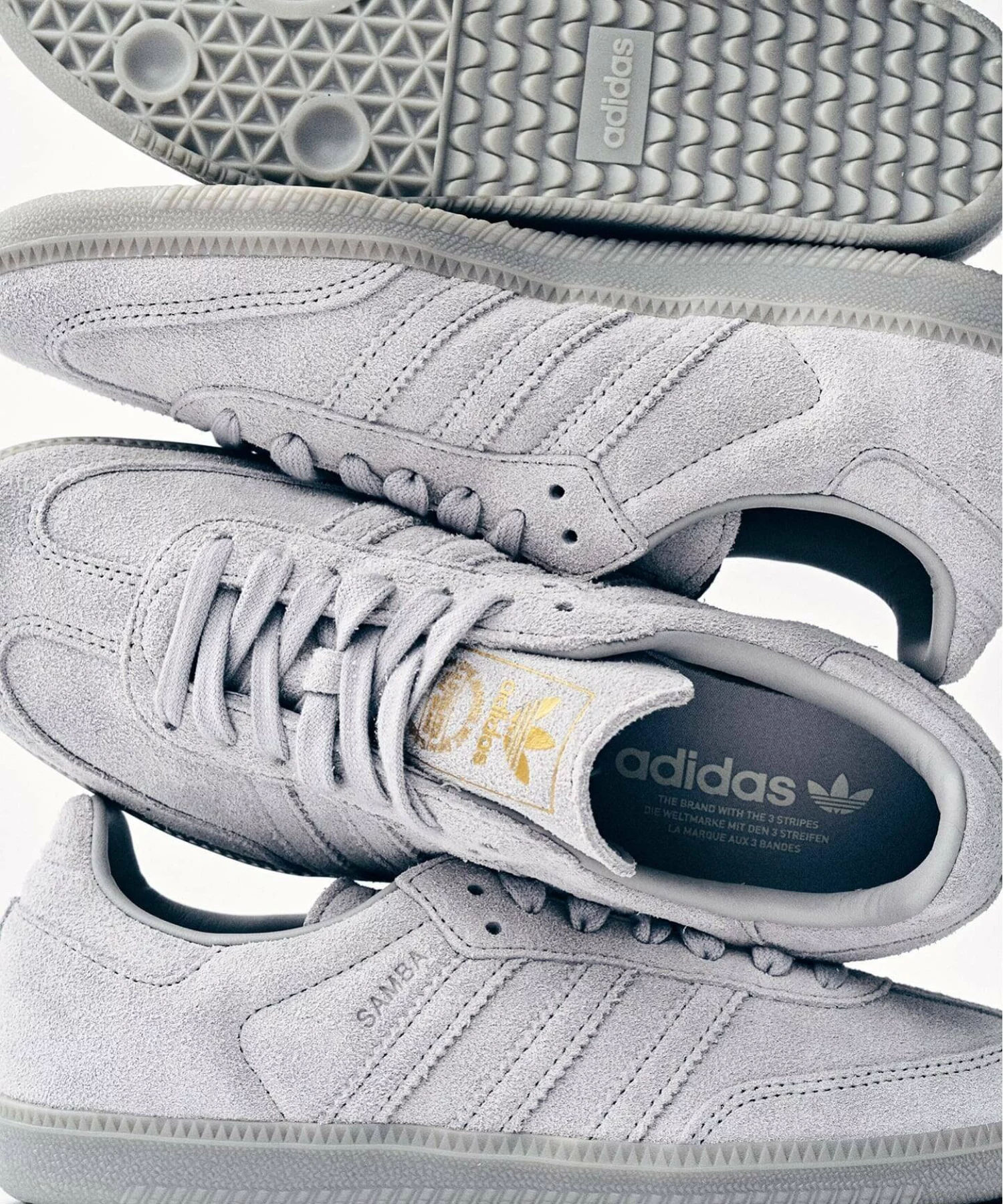 417 EDIFICE × adidas Originals の SAMBA OG “Grey Two” が発売