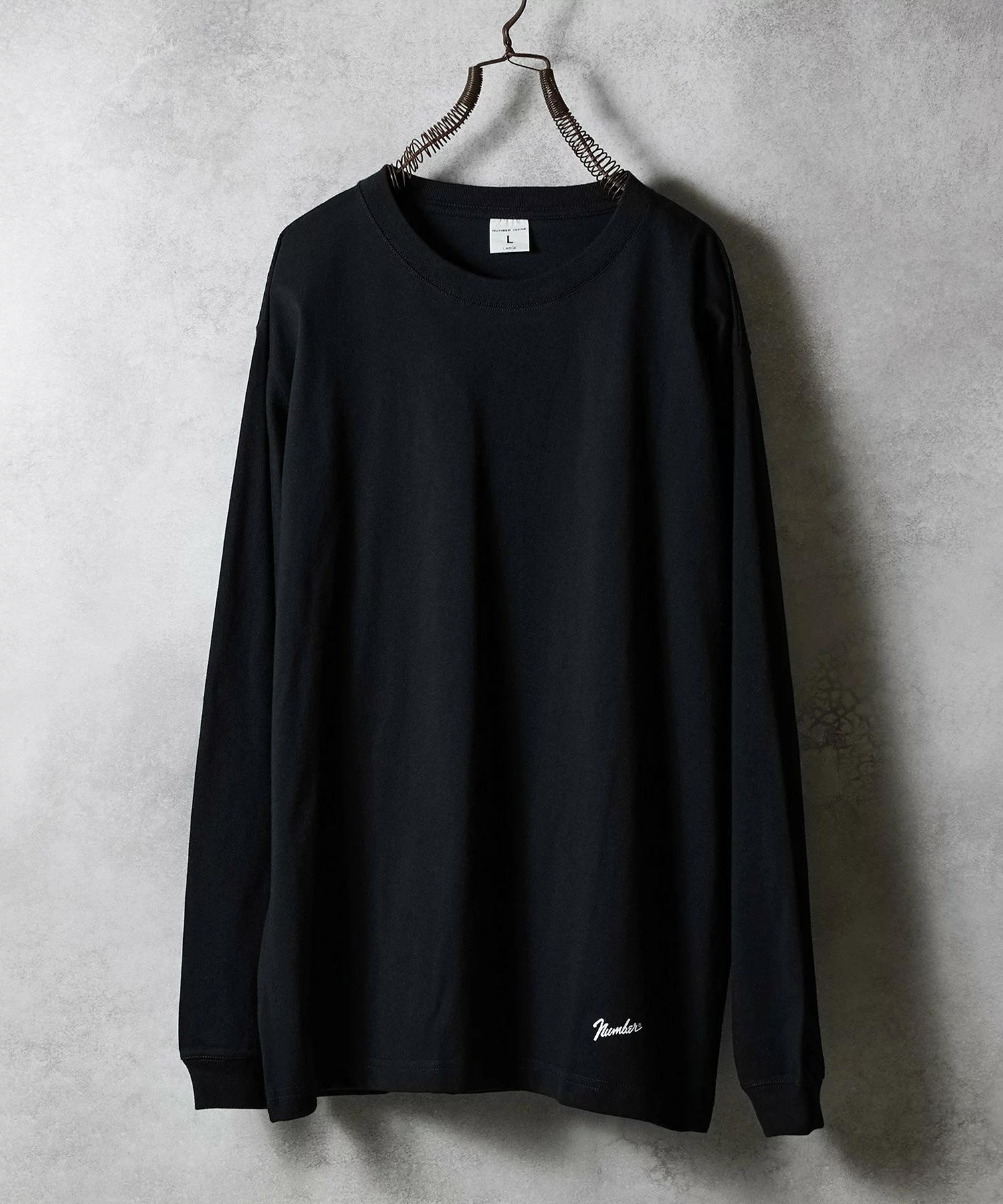 NUMBER (N)INE の Basic Hem Printed L/S Tee が4,400円で発売