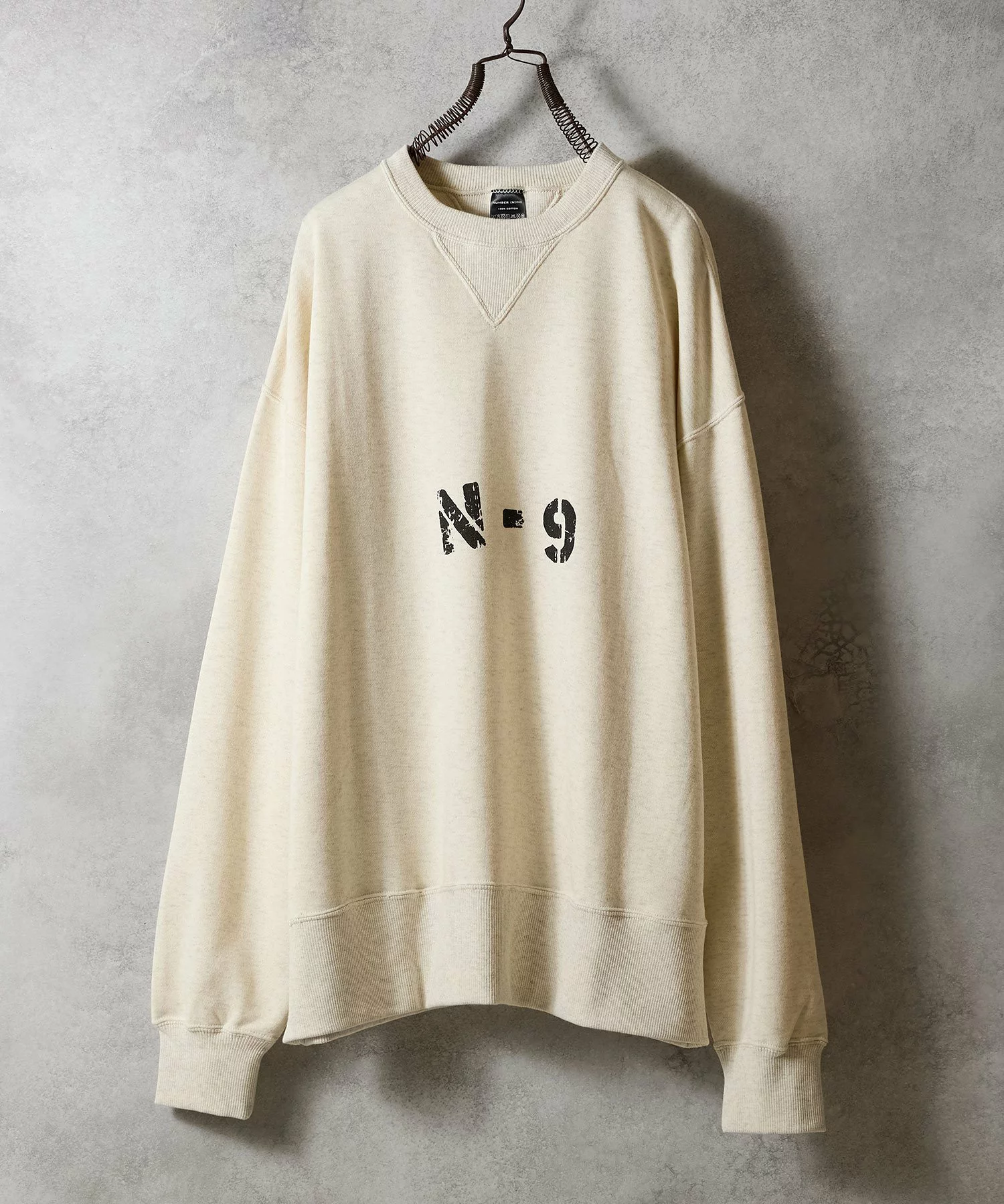 NUMBER (N)INE 2025年秋冬コレクションより Crewneck Sweatshirt が発売