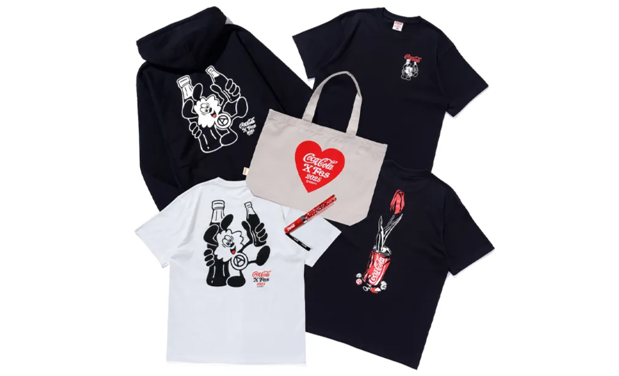 VERDY が手掛けた Coca-Cola X Fes 2025 の限定コラボグッズが発表