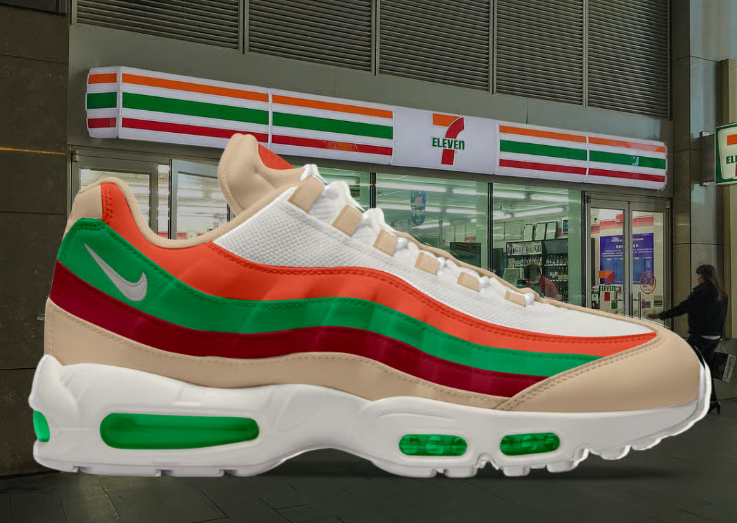 NIKE より セブン-イレブン & ローソン 仕様の AIR MAX 95 が2026年発売予定