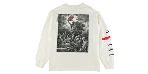 ©SAINT M×××××× と VLONE のコラボロングスリーブTシャツが発売