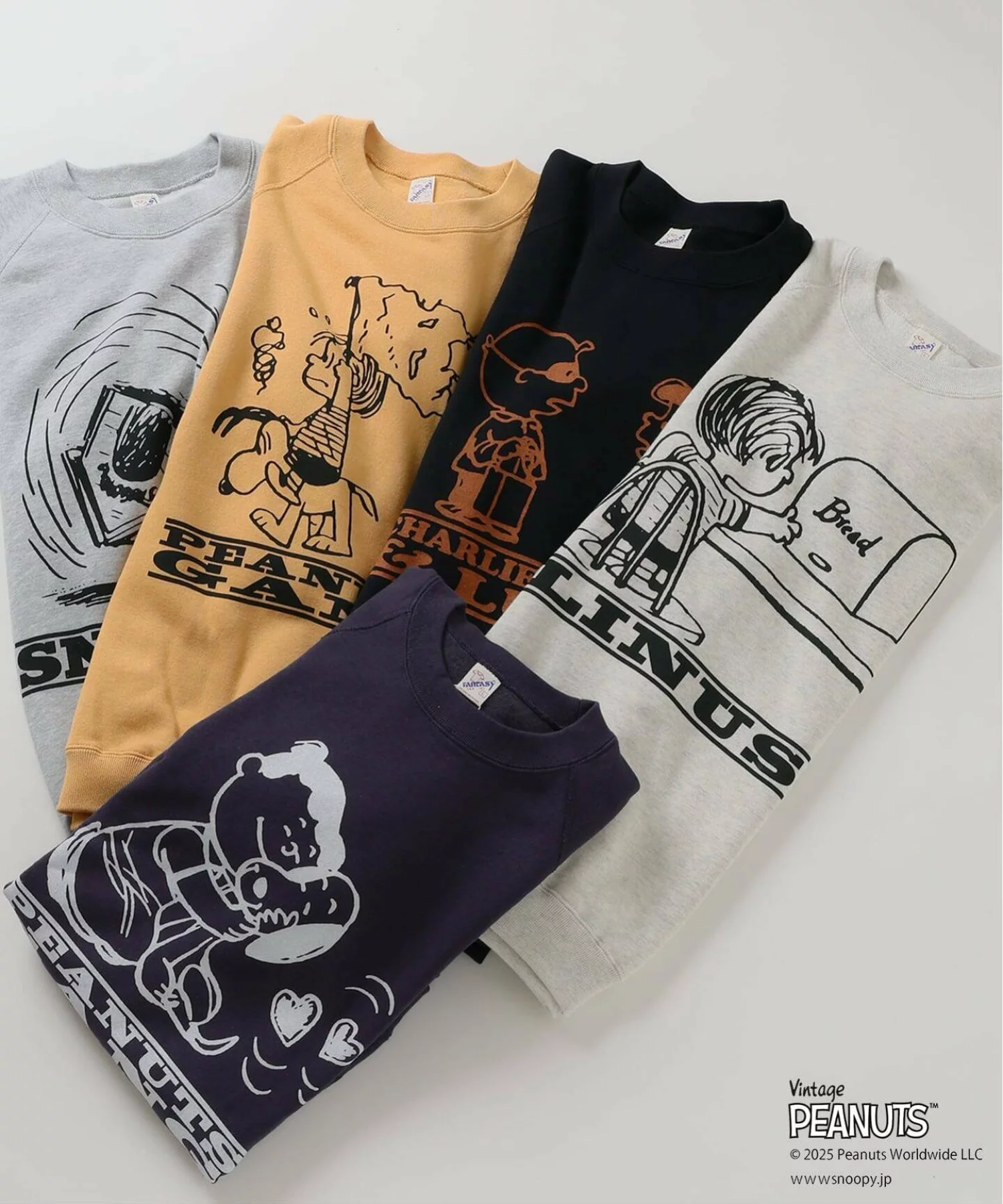 JOURNAL STANDARD relume × PEANUTS の FANTASY A&G INC Print Sweat が発売