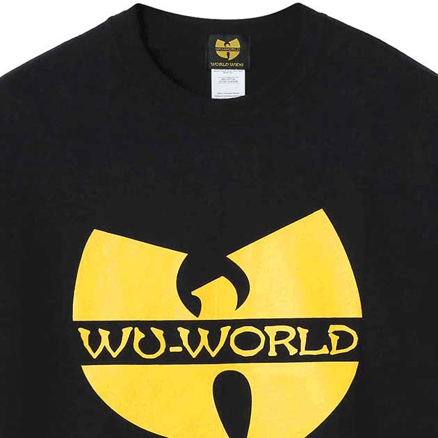 Wu-Tang Clan によるオフィシャルブランド WU-WORLD の Logo Tee が発売